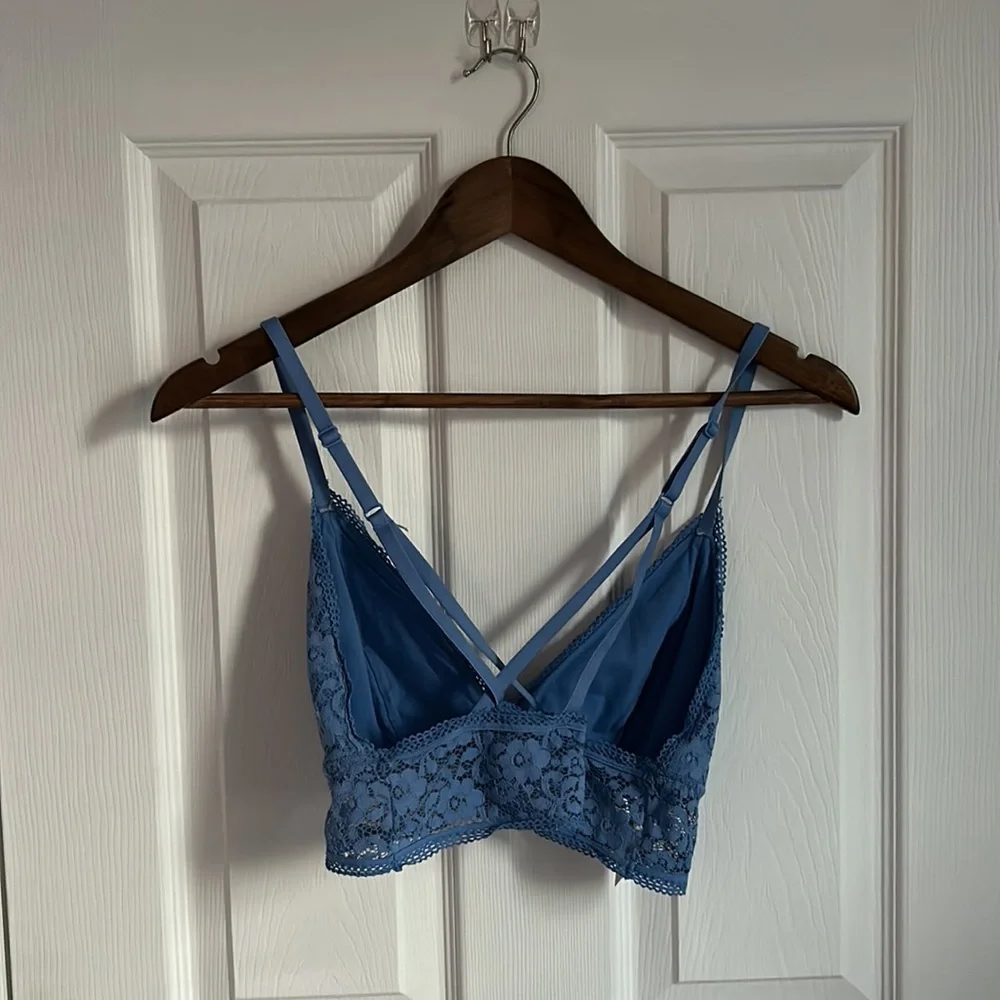 Blue Lace Bralette - Picture 2 of 2